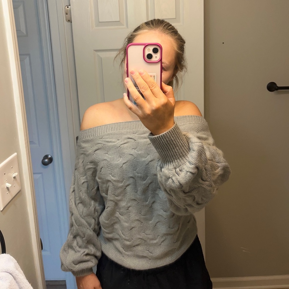 SHEIN Off the Shoulder Sweater